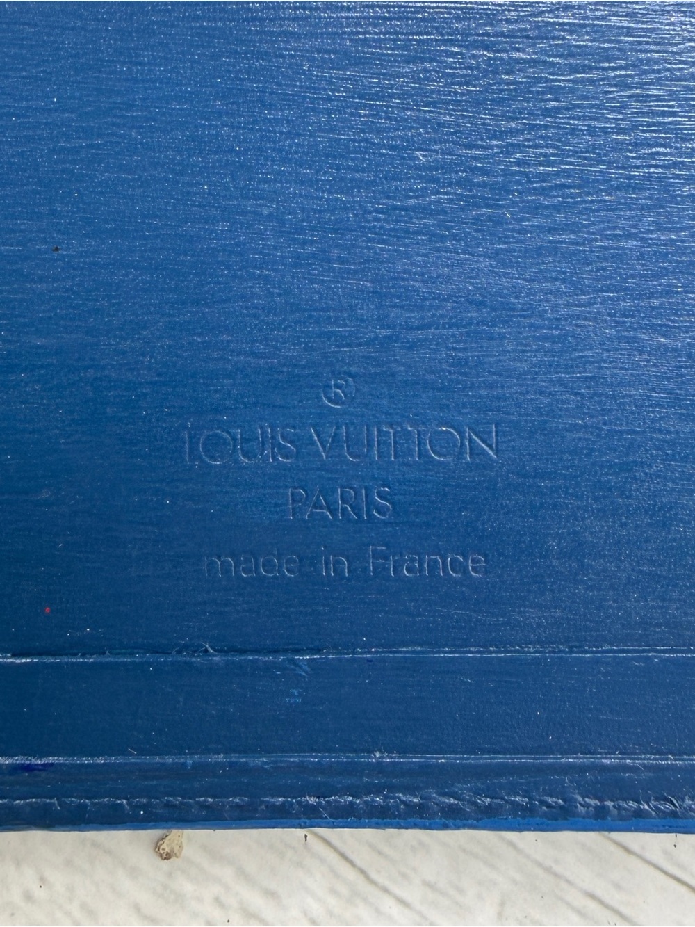 AUTHENTIC Louis Vuitton Compact Card Case Wallet. Blue. - Picture 11 of 13